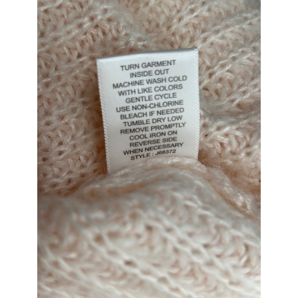 It's Our Time‎ Sweater Pink Crisscross Back V-Neck Chunky Knit XL - Picture 6 of 6